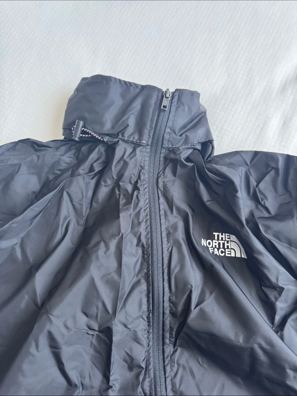 The North Face Black jacket - Drawstring Carry bag
